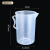 鹿色 带刻度量杯塑料烘焙奶茶实验工具量筒盎司计量杯 量杯2000ML（100个） 