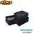 防静电方盘黑色物料盒零件工具元件盒塑料周转箱塑胶托盘浅盘胶盘 10号带卡槽 外尺寸：300*200*21mm