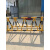 路障移动带刺防撞护栏阻车幼儿园政府单位学校防冲撞设施 4米 76-50 4米   76-50