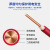 民兴电缆 95平方铜芯电线电缆BVV国标铜芯双层护套硬线火线 ZC-BVV-95平方-1m  红色