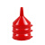 阿力牛 YSY-160 工业多功能塑料漏斗 粉末颗粒液体分装漏斗 红色2号(3个装) 