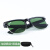 玻璃电焊眼镜强化焊工专用防护眼镜烧焊氩弧焊防强光防打眼护目镜 J01浅绿色护目镜+眼镜盒