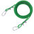 犀跃 包塑钢丝绳 室外防滑防锈钢丝绳 5mm包塑（10米全套） 