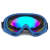 七格匠 X400滑雪护目镜 摩托车防风眼镜 山地车骑行风镜眼镜 蓝框彩片 