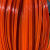 编织带编篮子绳PET彩色塑钢带硬带可开条多色塑钢条 桔红色 1斤开4条