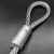 祁衡 304不锈钢钢丝绳压制 起重不锈钢丝绳 双头铝套压制 钢线包塑钢丝绳 16mm-1米长 一米价 