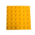 盲道砖橡胶 pvc安全盲道板 防滑导向地贴 30cm盲人指路砖 (底部实心)25*25CM（橘黄条状）