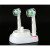 适用定制电动牙刷头套防尘盖/保护套/牙刷帽子适配l欧乐B多种型号 6个透明装