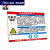 放射科标志牌 小心电离辐射室内卡警示牌告知PP背胶 当心电离辐射1 20*30cm