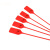 飞尔（FLYER）一次性标签扎带 物流封签扣 塑料封条 红色 22×700mm 100条/包