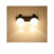 叽哩呱啦美式镜前灯卫生间可免打孔防水防雾梳妆台补光可调节角度浴室灯 黑色3头+LED暖光灯泡