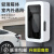 HKEF 新能源电动汽车充电桩保护箱特斯拉比亚迪户外充电箱配电箱圆角70*40*20黑色箱-指纹密码+立柱