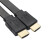 高清HDMI线1.4版扁平线显示器机顶盒连接线HDMI线 黑色(圆线) 1米