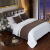利瑞芬床旗酒店床尾巾宾馆简约现代中式金床盖床尾垫抱枕套