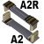 ADT标准型HDMI2.0公对公延长线 支持2K/144hz 4K/60Hz 弯头扁平线 A2-A2R 3cm