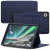 IOLKIO适用三星Galaxy Tab A9防摔8.7英寸皮套SM-X110/X115N/X117全包边软壳硅胶多折叠 商务笔记本款  紫色+钢化膜 三星Galaxy Tab A9 (8.7英寸)