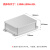 户外移动电源铝合金盒子接线盒铝盒DIY防水铝型材外壳L04130100 .A款 13010035 墨玉黑