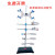 标准铁架台(不含配件)固定架铁圈三环十字夹冷凝管夹蝴蝶夹实验室 蝴蝶夹