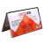 斯图台签台卡台牌V型双面台签提示牌三角会议牌亚克力桌牌广告牌6032(10*18CM10个装)