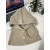 曾楚 ZENG CHU新款针织巴拉克拉法帽子围巾一体女秋冬季保暖护耳连帽毛线帽 灰色 S（54-62cm）