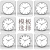 Tazxin钟表定制diy表挂墙客厅家用挂钟来图订制网红时钟定做logo装饰表 白色 40cm