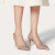 华伦天奴VALENTINO女士 VLOGO SIGNATURE 高跟鞋凉鞋 裸粉色 40（偏大半码）