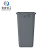 米奇特工 方形塑料垃圾桶摇盖式大号户外工业垃圾箱 灰色 40L无盖