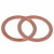 上陶鲸 紫铜垫片 船用表用密封圈铜圆形螺丝金属退火平垫圈 M8*12*2(10个) 