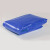 DEDH丨120L加厚4丝商用分类垃圾清洁塑料袋平口；蓝色120L双层4丝50只