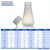 实验室塑料三角烧瓶25 50 100 125 250 500 1000 2000 mll螺口塑料 25ml