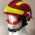 融测F2头盔抢险救援头盔消防员头帽新式韩式欧式防护地震应急蓝天救援 头盔abs+护目镜+灯架