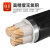 珠江电缆 ZC-YJV22国标铜2芯*6平方户外地埋钢带铠装护套电缆 1米