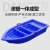 牛筋塑料船渔船加厚双层pe养殖钓鱼船塑胶冲锋舟观光双人塑胶船 3m8平板船