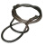 久聚和定制重型钢丝绳套插头吊装起重索具吊索设备吊运编头钢丝绳套稳固 20毫米油丝手工编头6米0ba