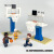 臻智安 -篮球架模型小颗粒拼装积木玩具男孩创意NBA篮球场配 1个篮球架A款 配件颜色随机