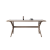 木荻北欧实木餐桌简约现代原木长方形设计师款意式轻奢实木岩板餐桌椅 1.3*0.8米岩板餐桌 一桌四椅