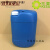 25L塑料桶配防盗盖水桶方桶25公斤塑料化工桶50斤塑胶壶罐 25升方桶(中蓝)