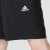 阿迪达斯（adidas）男装运动套装24夏新款休闲跑步训练透气短袖T恤五分裤短裤两件套 白色短袖+五分裤/清爽快干 S/175