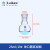 玻璃单口圆底烧瓶标准磨砂口耐高温球形实验室耗材蒸馏瓶5/10 25ml/19#