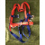 定制适用国标安全带 高空作业安全带 欧式全身五点式工地安全带电工腰带 欧式单独背带（不带绳钩）