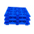 全新加厚塑料卡板塑胶托盘垫仓板九脚叉车托盘仓库防潮板栈板托板 蓝色（1.2X1.0米）新料8.6KG 高14CM