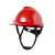 HKFZ碳纤维纹黑色安全帽工地国标ABS工程施工安全头盔领导监理防护帽 V型安全帽 碳纤维花纹 碳亮红