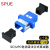SPUE SC电信级法兰式光纤衰减器 SC/UPC耦合式7dB 对接式转换适配器 SP-SC-F7db