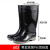 厂鞋高长筒雨鞋白色厨房耐磨防滑工业雨靴防汛水鞋 603黑色 36