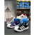 阿迪达斯 （adidas）童鞋男女大小童一脚蹬软底三叶草宝宝学步鞋运动休闲鞋 EF6643 35码