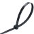 Ancxin 尼龙扎带3*150mm 黑色自锁式线扎理线带 固定塑料扣束/绑扎线 250根