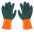 出极 浸胶工业手套 加厚PVC手套 橡胶劳保手套 单位:双 耐油手套绿色5双 