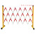 隐阳工匠玻璃钢伸缩管式围栏电力安施工围挡可移动护栏 高12*6米红白色加厚国标