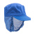 干活带的帽子厂帽子工作帽白色生产车间无尘防尘网帽 藏青色头顶布 均码