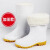 高筒加棉EVA泡沫雨靴冬季男女防水鞋防滑保暖水靴厨房耐油靴 高度30cm左右：白色(牛筋底-加绒款) 43